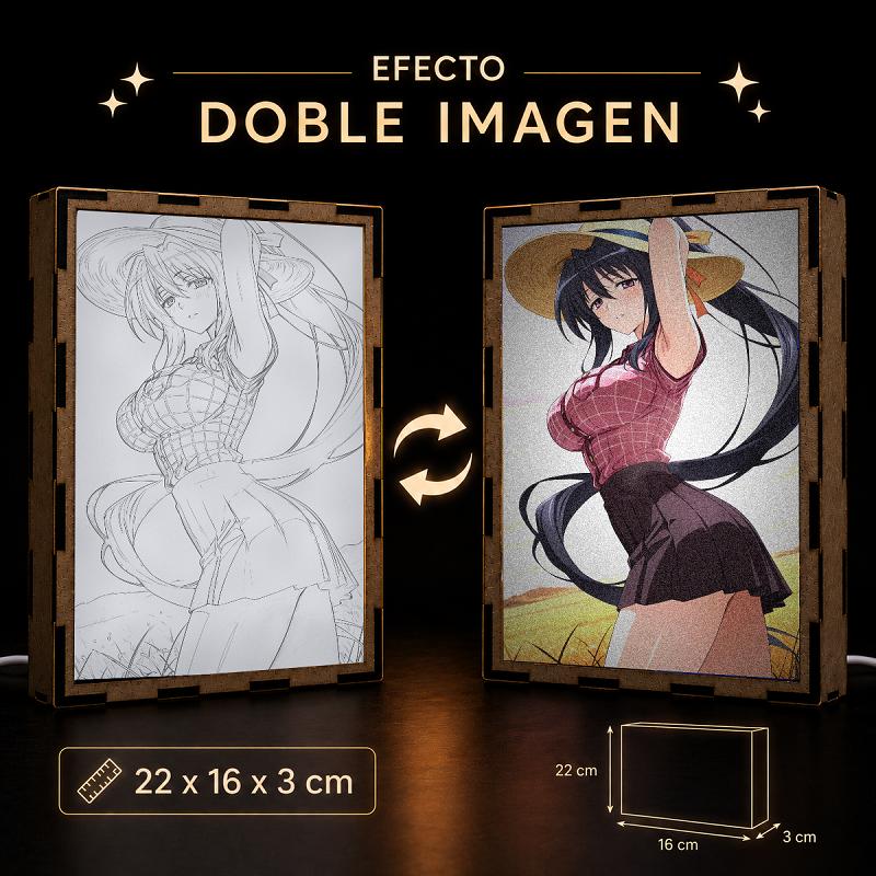 Lámpara LED Akeno Himejima - High School DxD - producto AnimeWaifu
