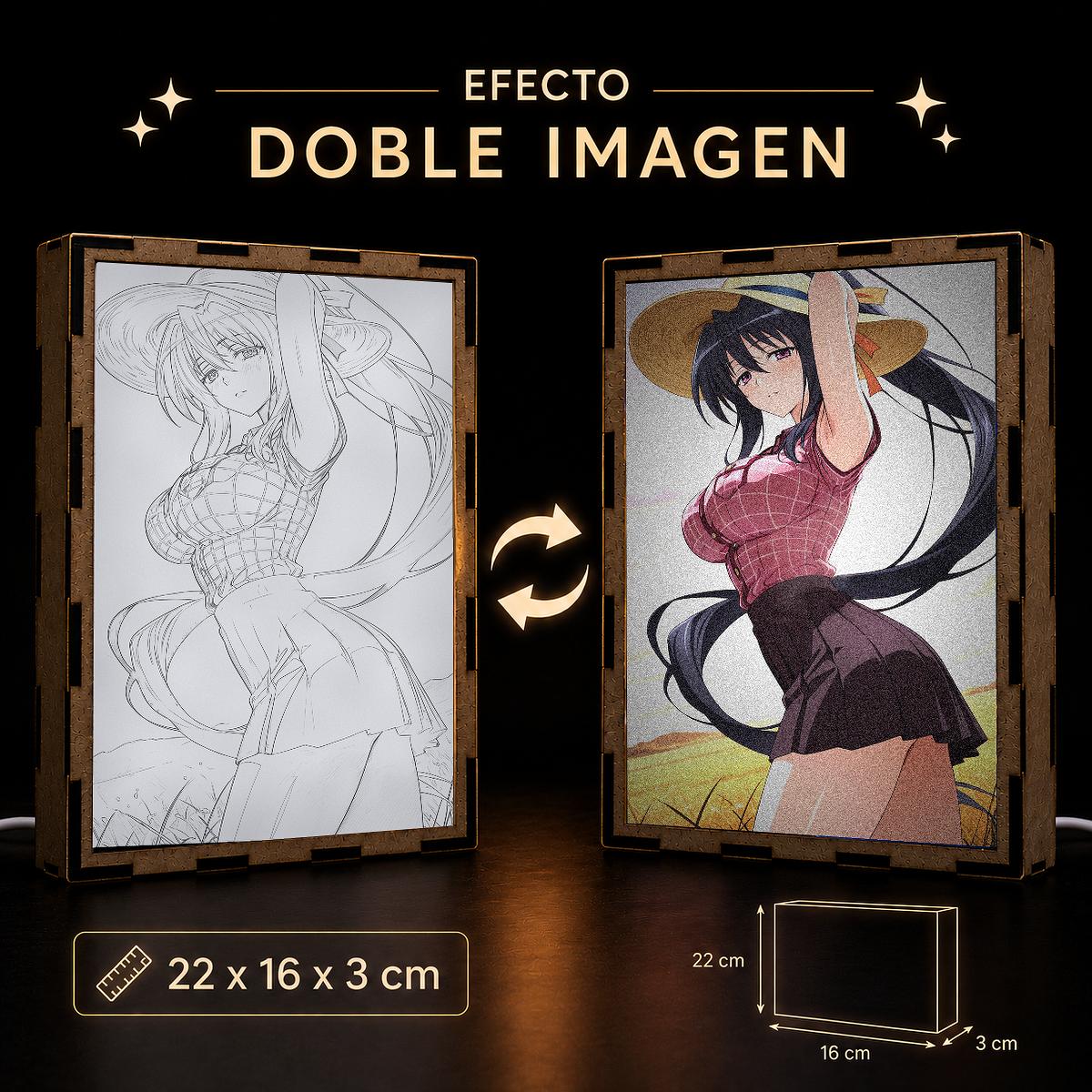 Lámpara LED Akeno Himejima - High School DxD - producto AnimeWaifu