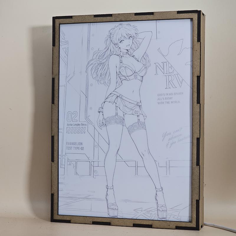 Lámpara Asuka Langley Soryu - Evangelion - imagen de galería