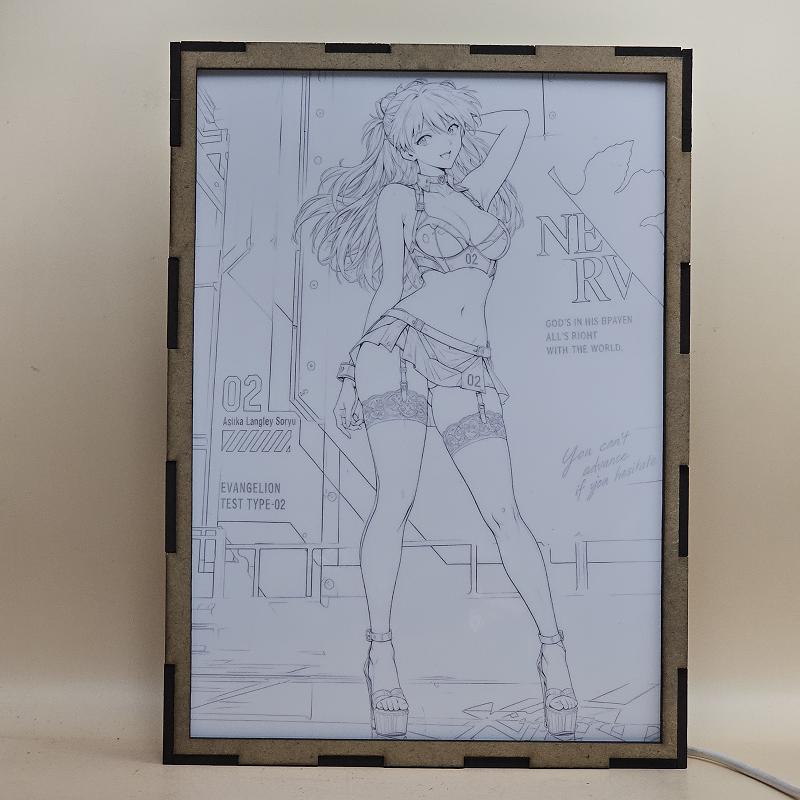 Lámpara Asuka Langley Soryu - Evangelion - imagen de galería