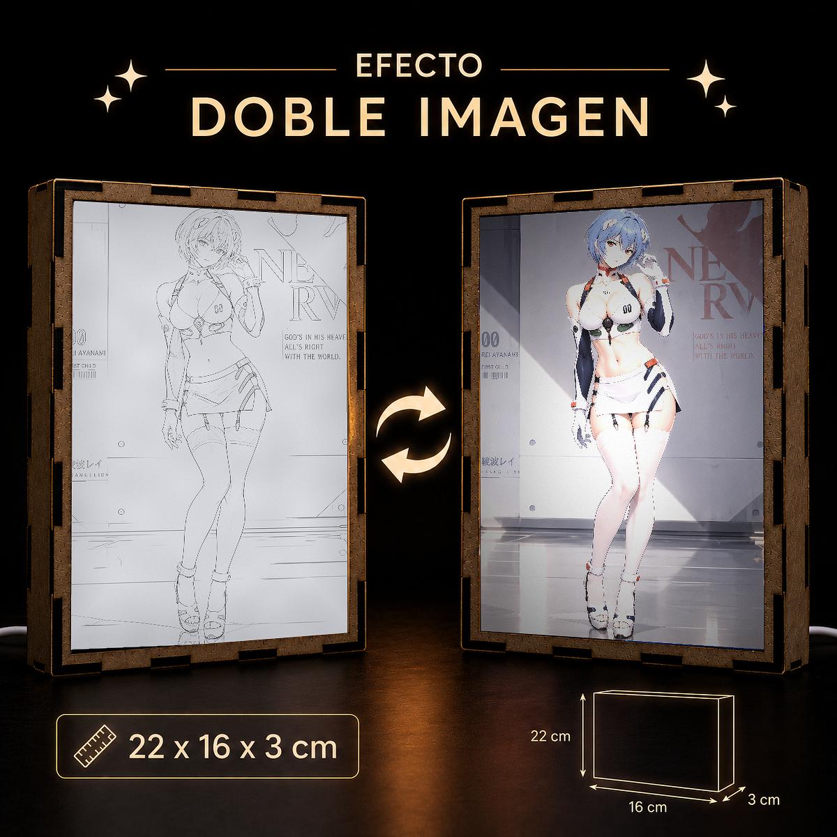 Lámpara Rei Ayanami - Evangelion - producto AnimeWaifu