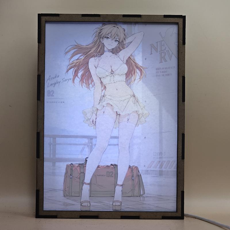 Lámpara Asuka Langley Soryu - Evangelion - Falda Amarilla - imagen de galería