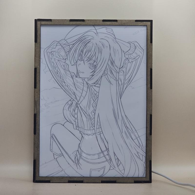 Lámpara LED Rias Gremory - High School DxD - imagen de galería