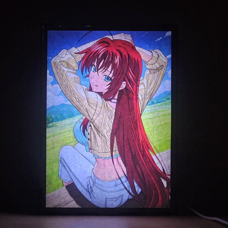 Lámpara LED Rias Gremory - High School DxD - imagen de galería