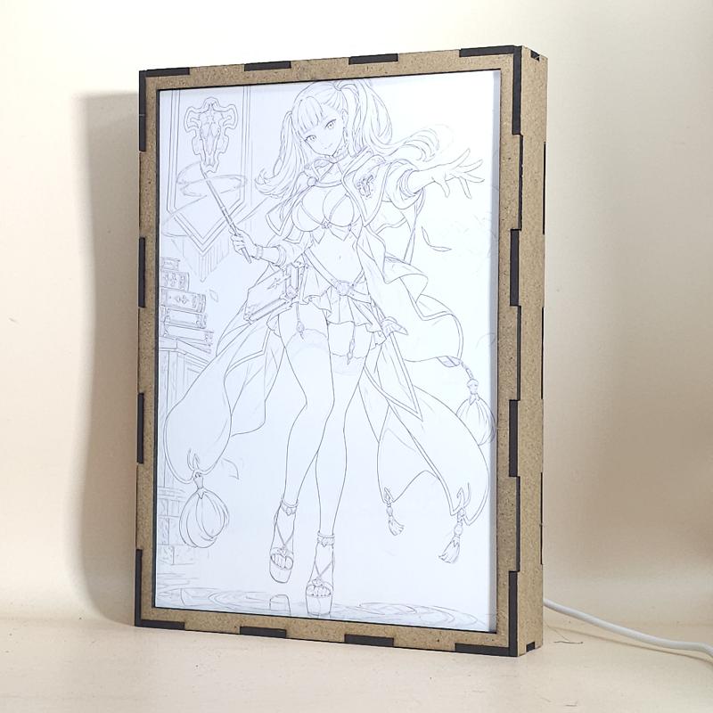 Lámpara LED Noelle Silva - Black Clover - lámpara apagada