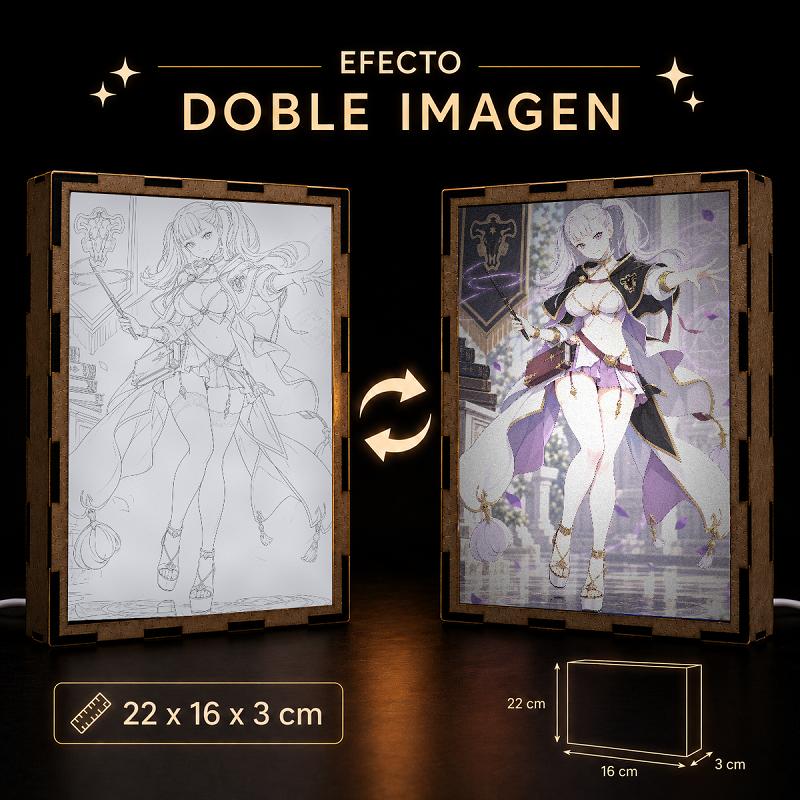 Lámpara LED Noelle Silva - Black Clover - producto AnimeWaifu