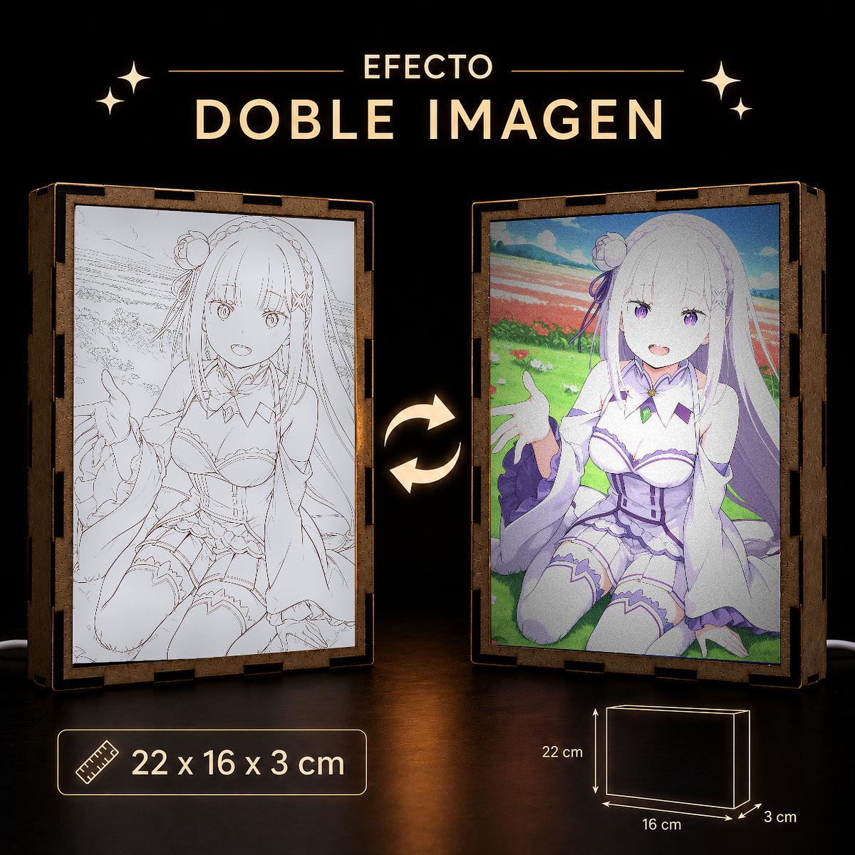 Lámpara LED Emilia - Re:Zero - producto AnimeWaifu