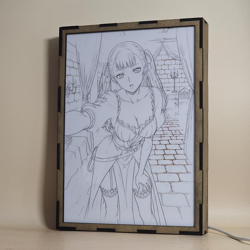 Lámpara Noelle Silva - Black Clover - Castillo Nocturno - lámpara apagada