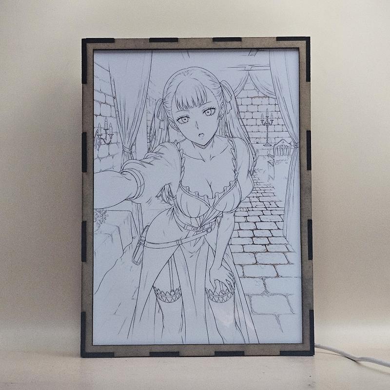Lámpara Noelle Silva - Black Clover - Castillo Nocturno - lámpara apagada