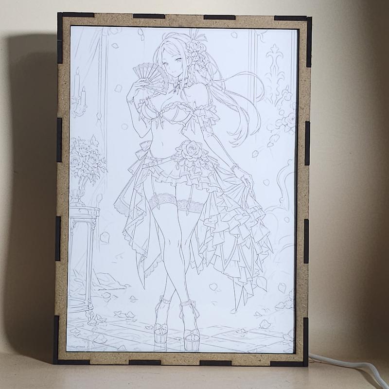 Lámpara LED Priscilla Barielle - Re:Zero - lámpara encendida
