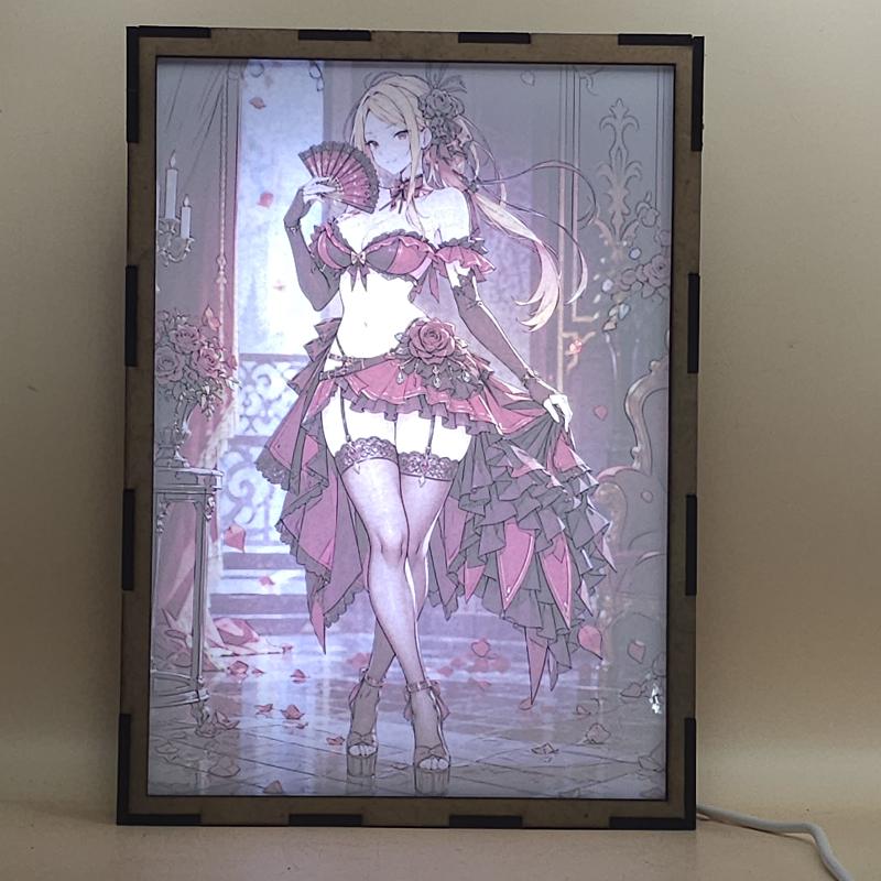 Lámpara LED Priscilla Barielle - Re:Zero - lámpara encendida con luz ambiente