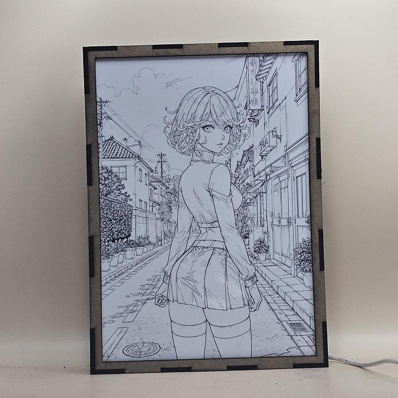 Lámpara Tatsumaki - One Punch Man - Calle Japonesa - lámpara apagada