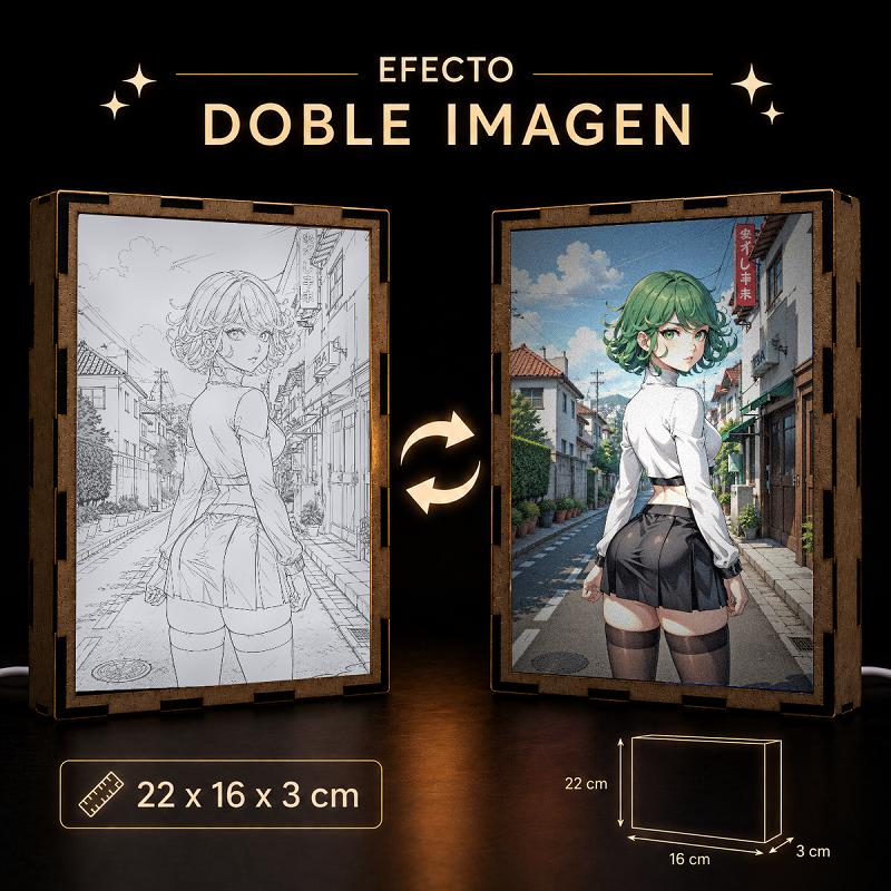 Lámpara Tatsumaki - One Punch Man - Calle Japonesa - producto AnimeWaifu