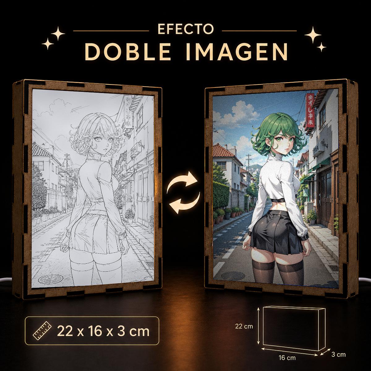 Lámpara Tatsumaki - One Punch Man - Calle Japonesa - producto AnimeWaifu